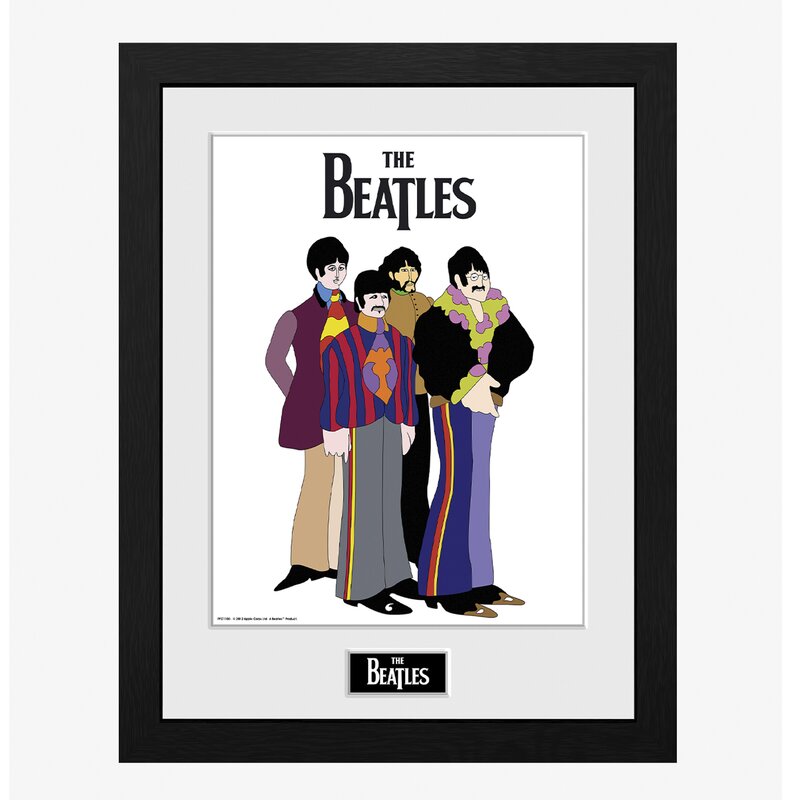 Beatles framed outlets poster